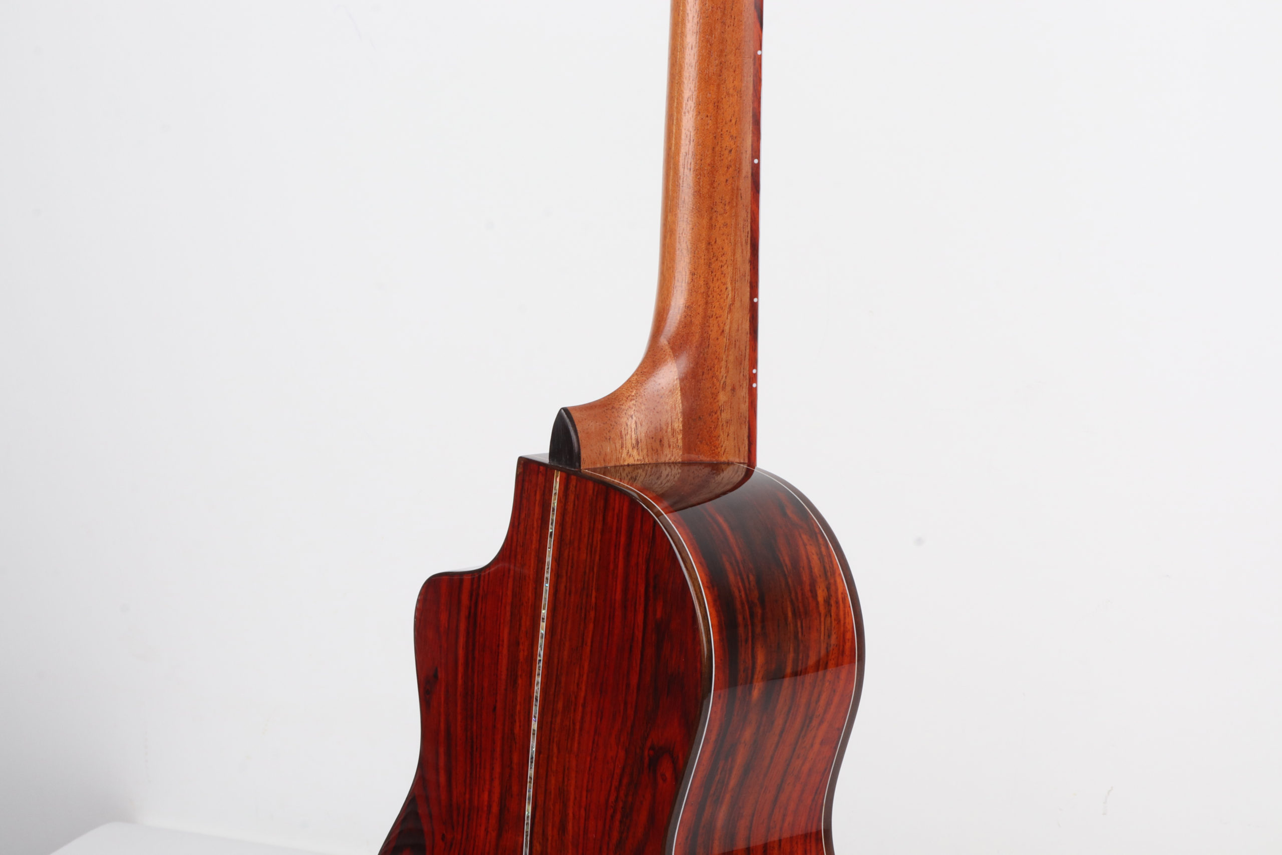 ocobolo wood ukulele cutaway 