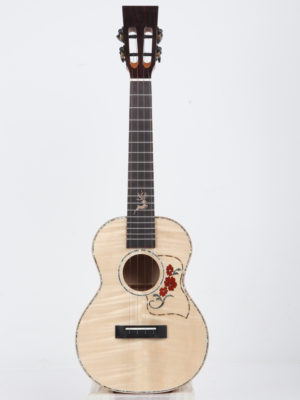 All Solid Flame Maple Wood Ukulele Tenor KA-FM-T