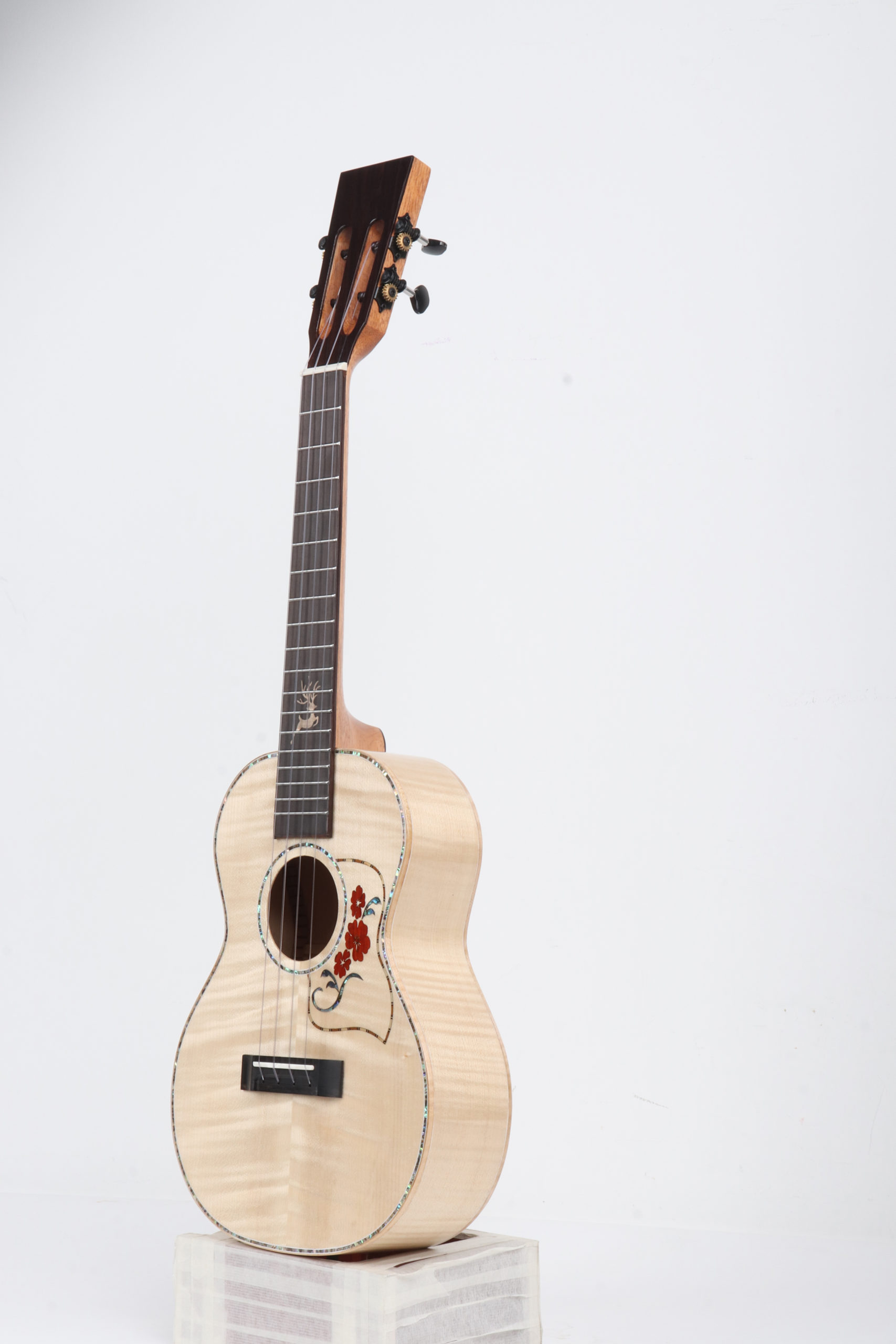 All Solid Flame Maple Wood Ukulele Tenor KA-FM-T