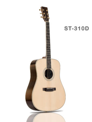 KAMAMUTA Acoustic Solid Sitka Top Spruce Guitar ST-310D