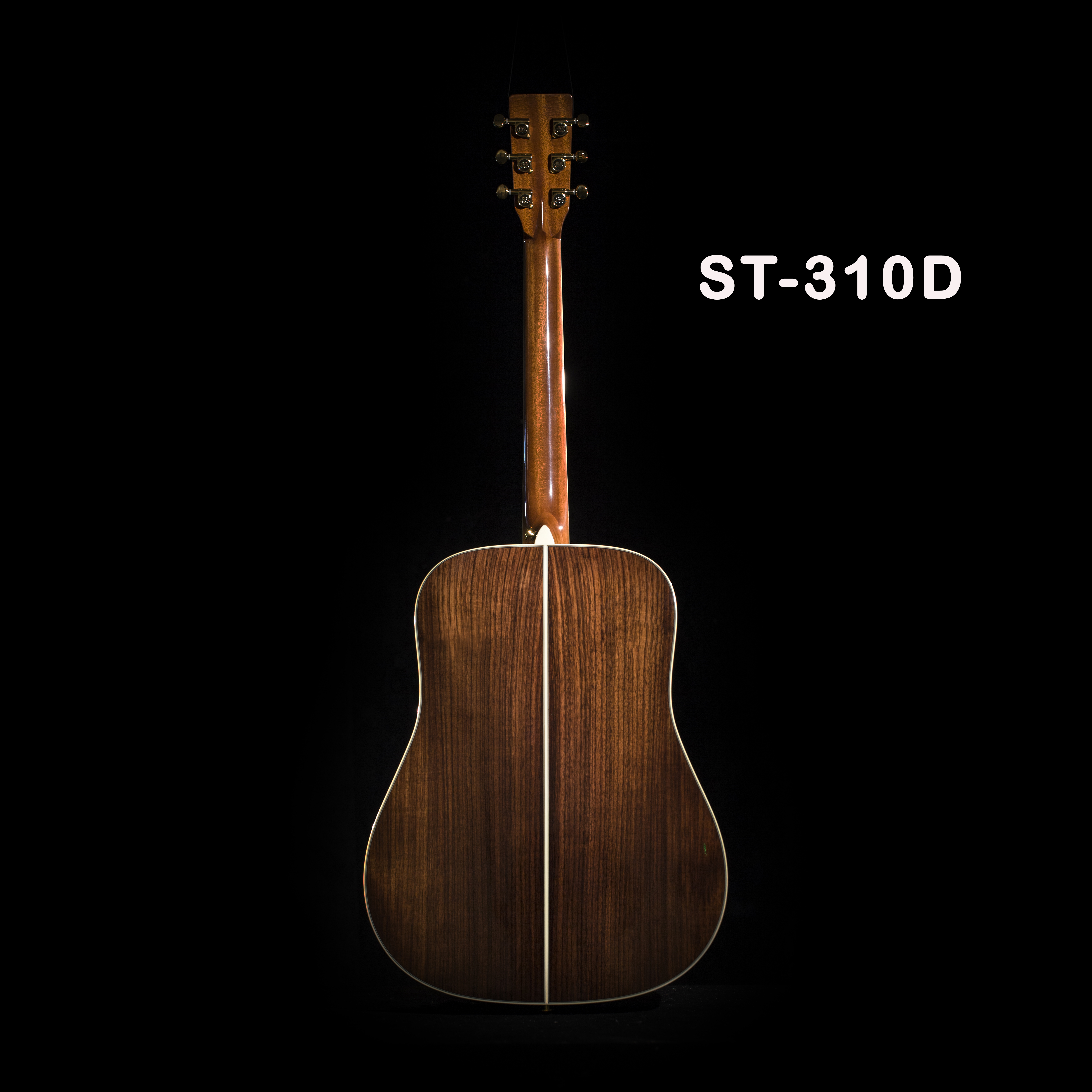 KAMAMUTA Acoustic Solid Sitka Top Spruce Guitar ST-310D