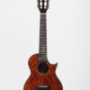 Padauk wood ukulele cutaway